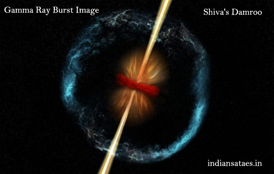 Gamma Ray Burst Image, Courtesy NASA